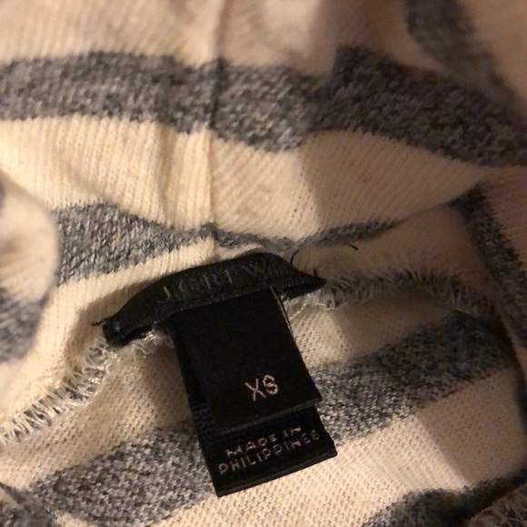 J Crew Striped Boxy Turtleneck - Picture 4 of 5